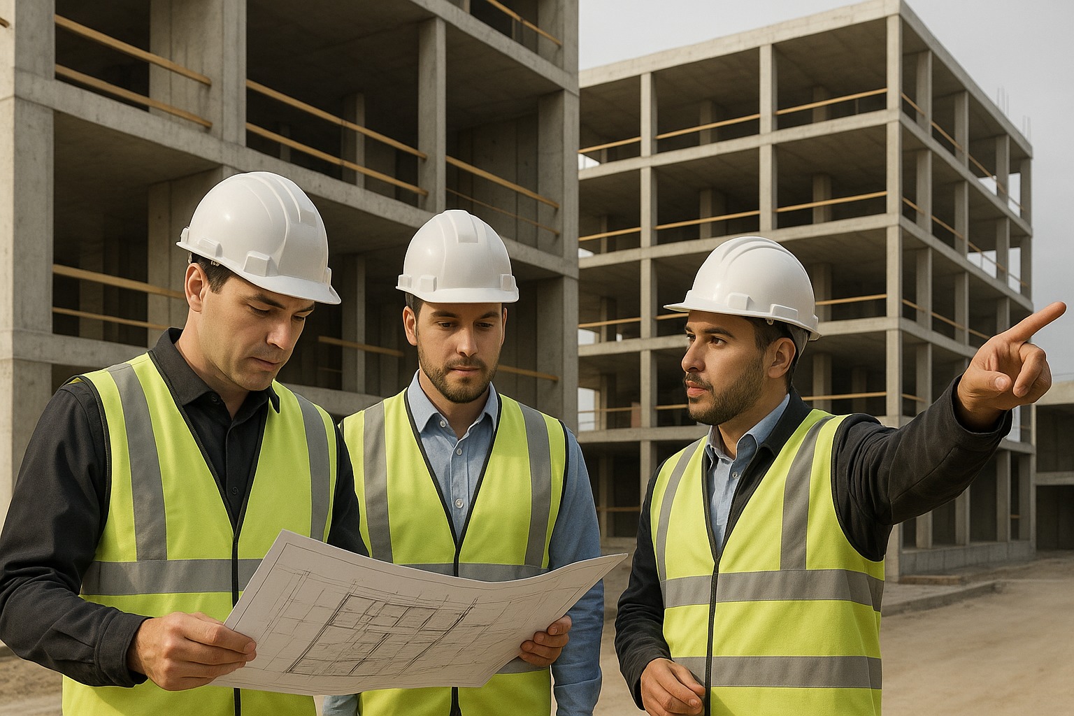 Personal en un proyecto estructural